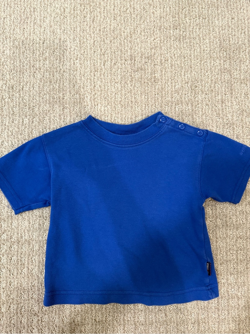 Vintage Gymboree Gymsport Royal Blue Unisex Cotton T-Shirt Toddlers XS (18M-2T)